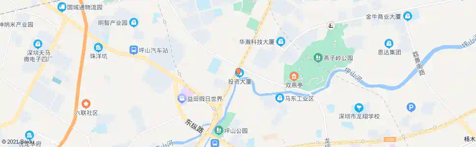 深圳飞东村_公交站地图_深圳公交_妙搜公交查询2025