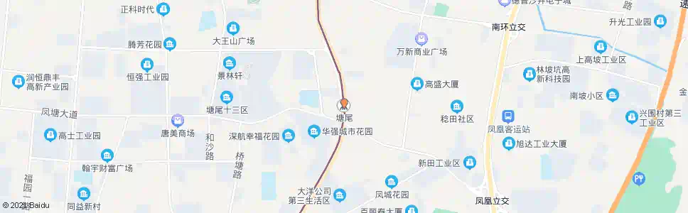 深圳塘尾村委_公交站地图_深圳公交_妙搜公交查询2025