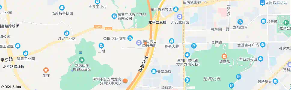 深圳大运城邦_公交站地图_深圳公交_妙搜公交查询2025