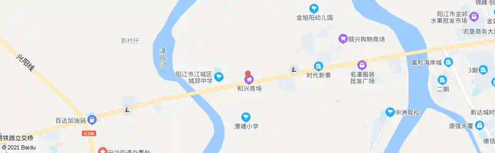 阳江津郎市场_公交站地图_阳江公交_妙搜公交查询2025