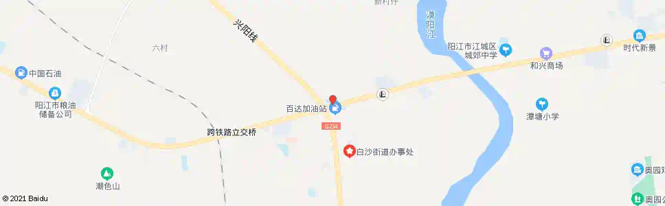 阳江岗新小学_公交站地图_阳江公交_妙搜公交查询2025