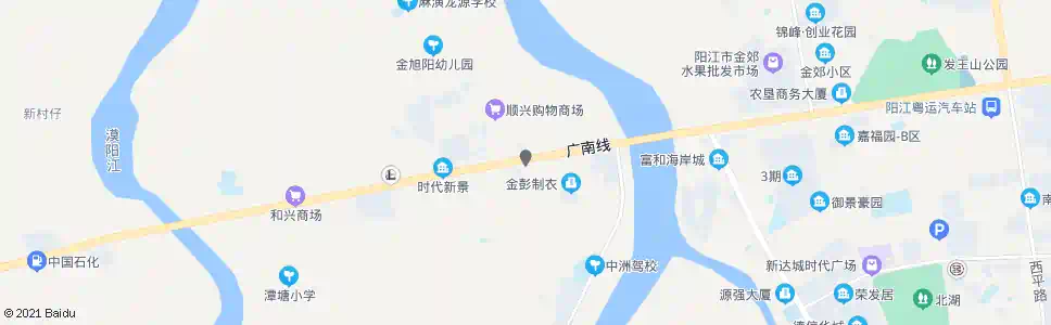 阳江国珠燃气_公交站地图_阳江公交_妙搜公交查询2025