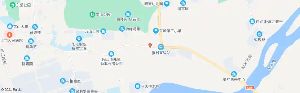 阳江报平市场_公交站地图_阳江公交_妙搜公交查询2025