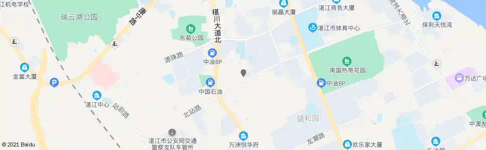 湛江尖嘴岭村_公交站地图_湛江公交_妙搜公交查询2025