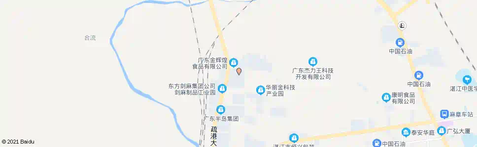湛江合力塑料公司_公交站地图_湛江公交_妙搜公交查询2025