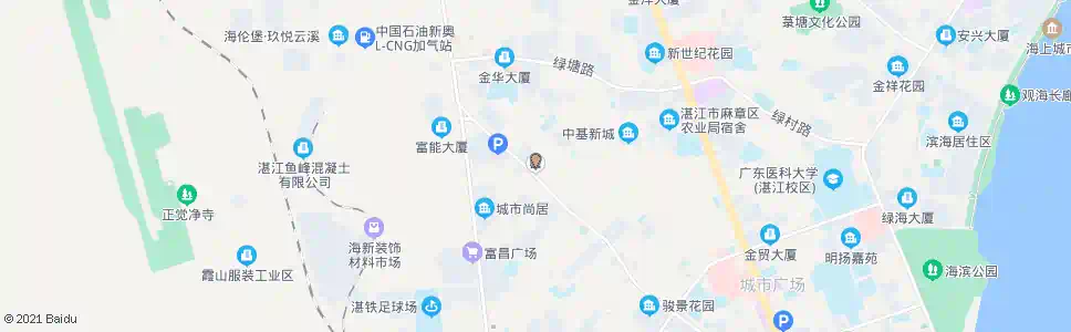 湛江海绽路_公交站地图_湛江公交_妙搜公交查询2025