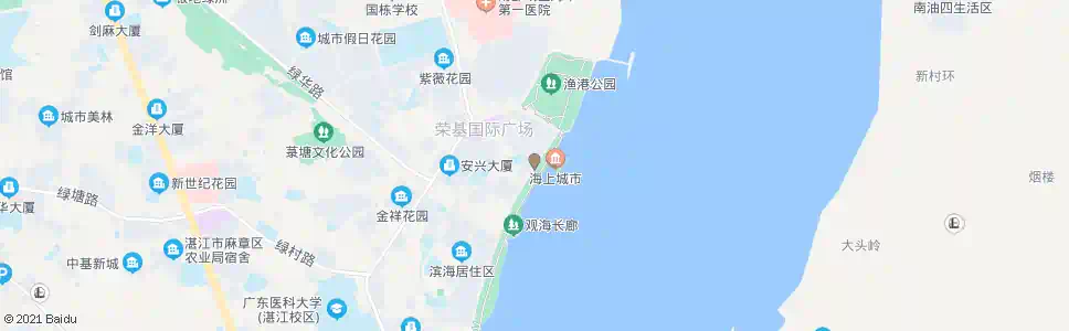 湛江海上城市_公交站地图_湛江公交_妙搜公交查询2025
