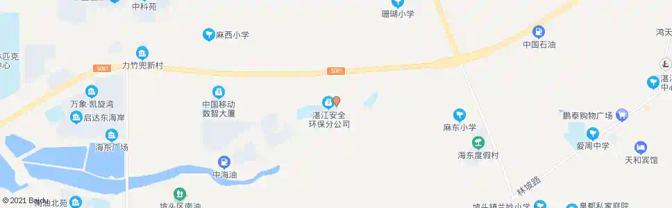 湛江教培车站_公交站地图_湛江公交_妙搜公交查询2025