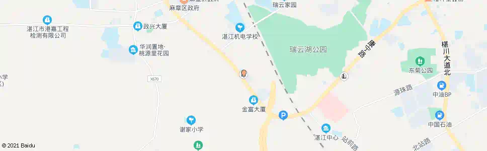 湛江云头油站_公交站地图_湛江公交_妙搜公交查询2025