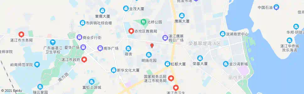 湛江百园路_公交站地图_湛江公交_妙搜公交查询2025