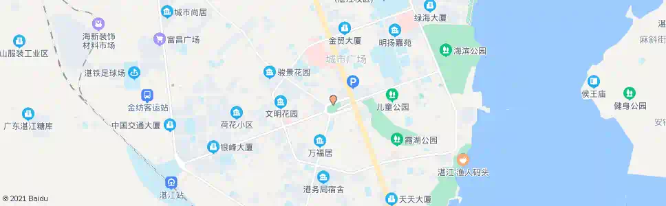 湛江人民广场_公交站地图_湛江公交_妙搜公交查询2025