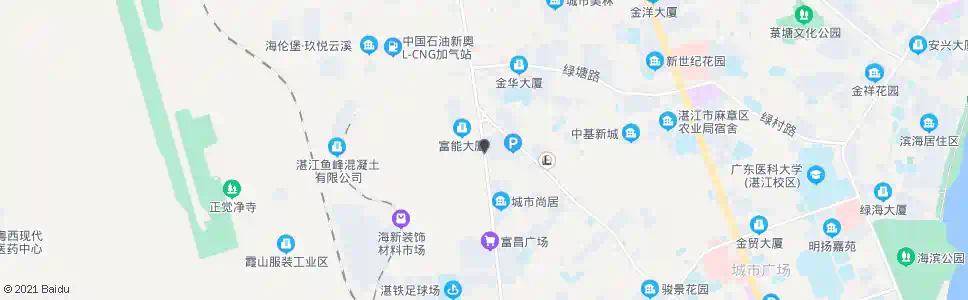 湛江新园路北_公交站地图_湛江公交_妙搜公交查询2025