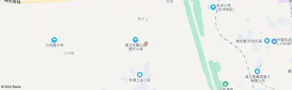 湛江西厅村_公交站地图_湛江公交_妙搜公交查询2025