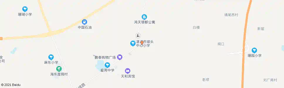 湛江坡头镇政府_公交站地图_湛江公交_妙搜公交查询2025