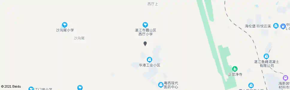 湛江西厅外村_公交站地图_湛江公交_妙搜公交查询2025
