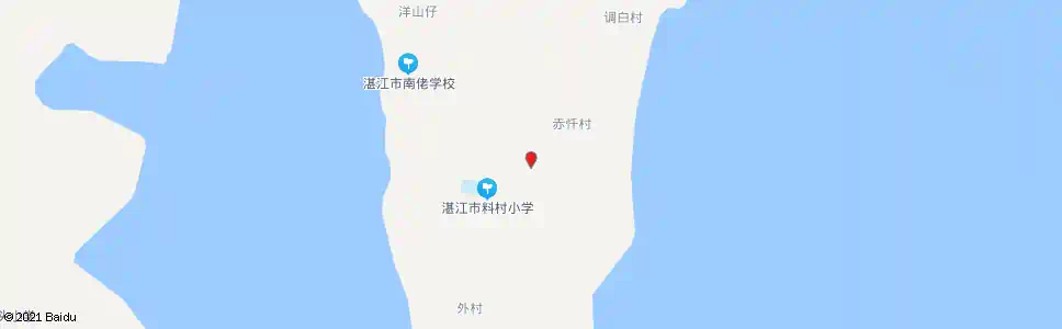 湛江料村_公交站地图_湛江公交_妙搜公交查询2025