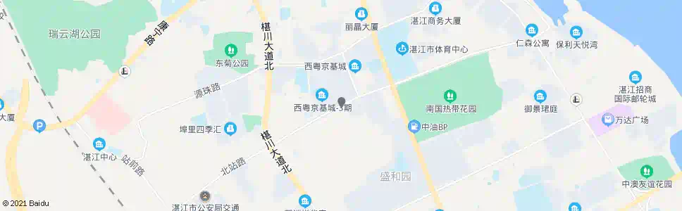 湛江体育南路中_公交站地图_湛江公交_妙搜公交查询2025