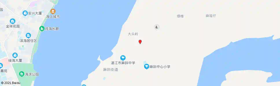 湛江麻斜村委会路口_公交站地图_湛江公交_妙搜公交查询2025