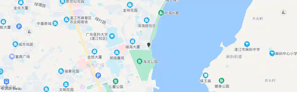 湛江交警大楼_公交站地图_湛江公交_妙搜公交查询2025