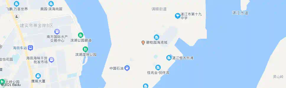 湛江调门口派出所_公交站地图_湛江公交_妙搜公交查询2025
