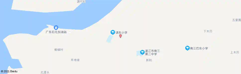 湛江调东_公交站地图_湛江公交_妙搜公交查询2025
