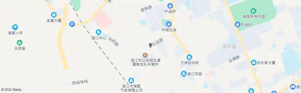 湛江北站路中_公交站地图_湛江公交_妙搜公交查询2025