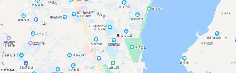 湛江市二人民医院_公交站地图_湛江公交_妙搜公交查询2025