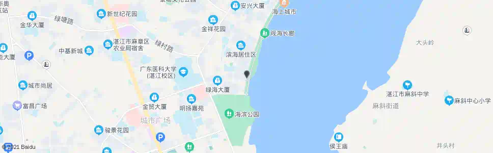 湛江观海路南_公交站地图_湛江公交_妙搜公交查询2025