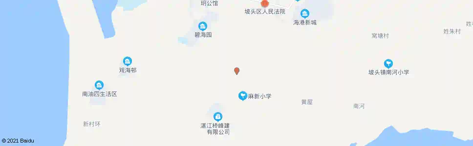 湛江黄屋村_公交站地图_湛江公交_妙搜公交查询2025