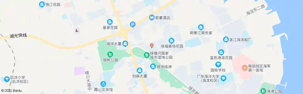 湛江绿华中路_公交站地图_湛江公交_妙搜公交查询2025