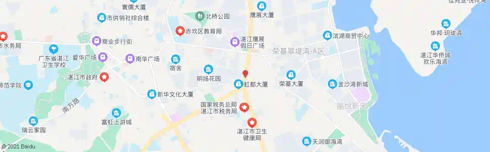 湛江人民大道北_公交站地图_湛江公交_妙搜公交查询2025