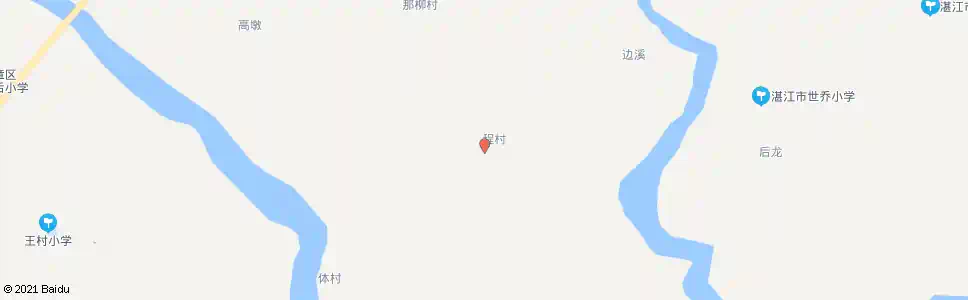 湛江程村_公交站地图_湛江公交_妙搜公交查询2025