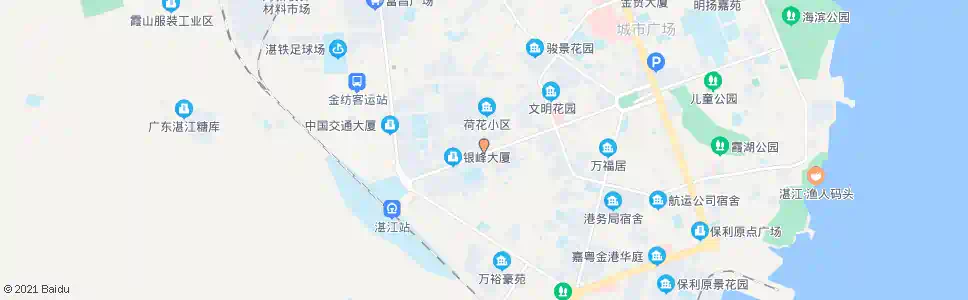 湛江国防大厦_公交站地图_湛江公交_妙搜公交查询2025