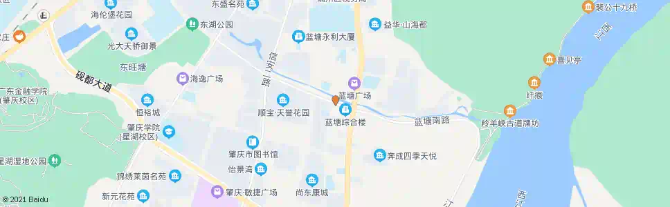 肇庆蓝塘中路口_公交站地图_肇庆公交_妙搜公交查询2025