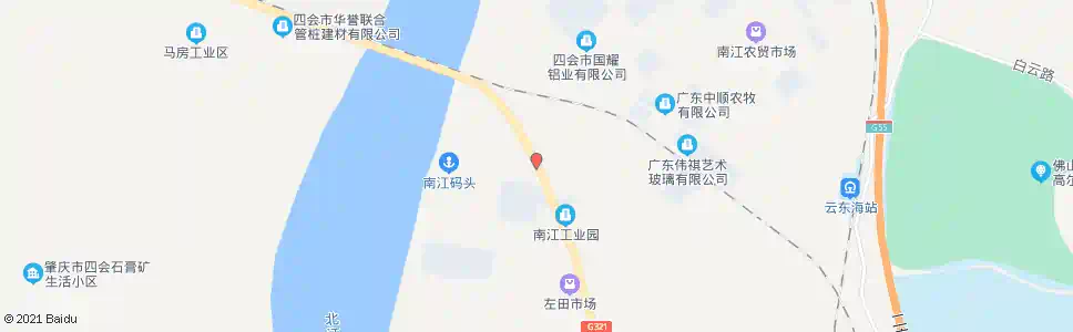 肇庆南江工业园_公交站地图_肇庆公交_妙搜公交查询2025
