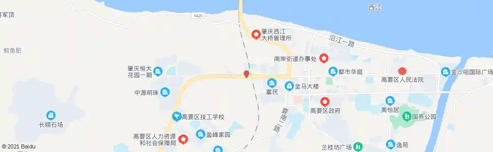 肇庆铁路桥西站_公交站地图_肇庆公交_妙搜公交查询2025