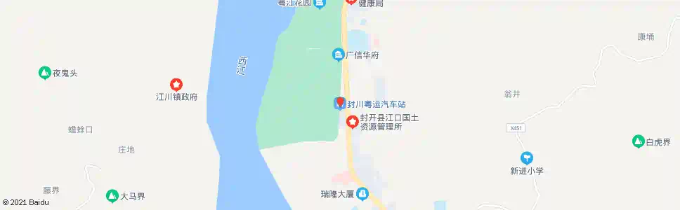 肇庆封川车站_公交站地图_肇庆公交_妙搜公交查询2025