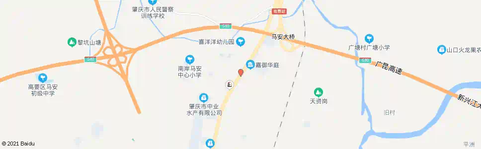 肇庆马安镇_公交站地图_肇庆公交_妙搜公交查询2025