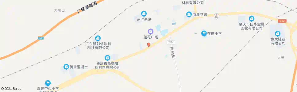 肇庆莲花市场路口_公交站地图_肇庆公交_妙搜公交查询2025