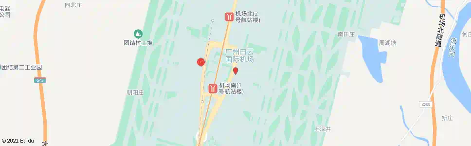 中山白云机场A区国际到达厅_公交站地图_中山公交_妙搜公交查询2025