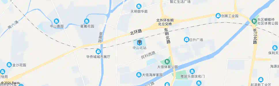 中山北闸涌_公交站地图_中山公交_妙搜公交查询2025