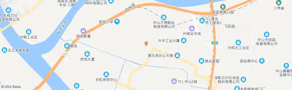 中山同济西路西_公交站地图_中山公交_妙搜公交查询2025