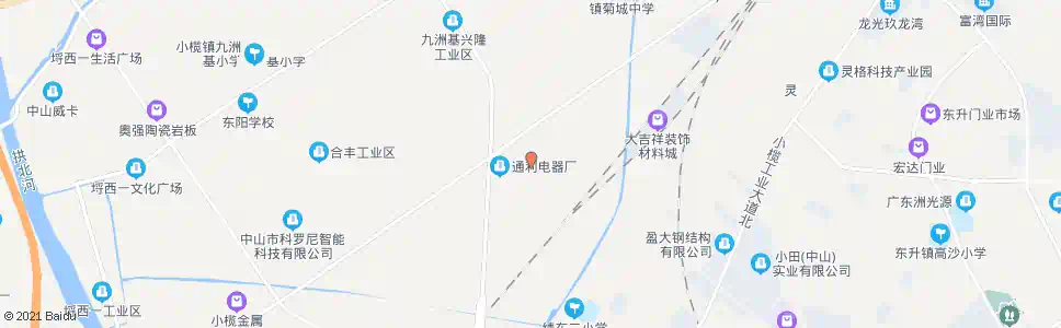 中山祥丰南路_公交站地图_中山公交_妙搜公交查询2025