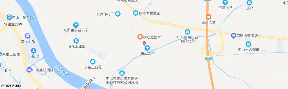 中山竹木市场_公交站地图_中山公交_妙搜公交查询2025