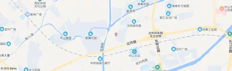 中山兴港南路中_公交站地图_中山公交_妙搜公交查询2025
