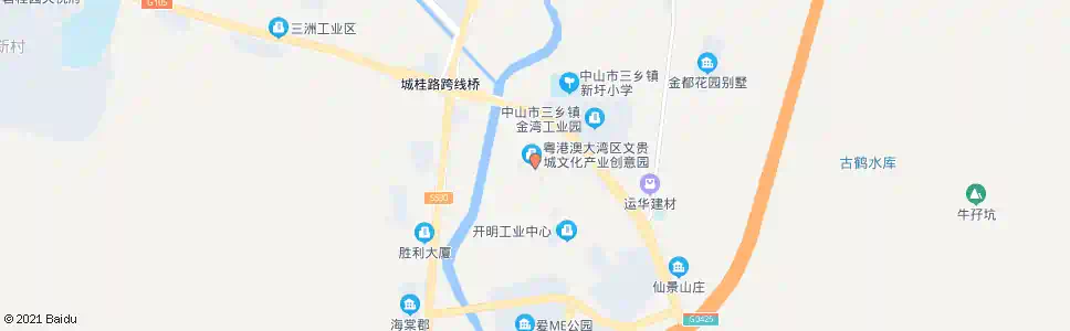 中山新墟管理区_公交站地图_中山公交_妙搜公交查询2025