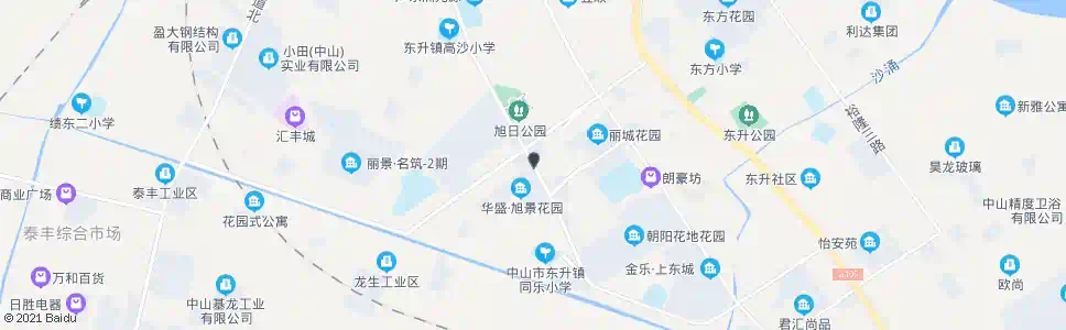 中山旭景花园_公交站地图_中山公交_妙搜公交查询2025