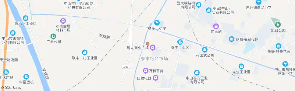 中山泰昌路三_公交站地图_中山公交_妙搜公交查询2025