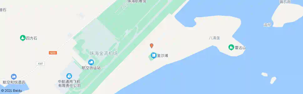 珠海金沙滩_公交站地图_珠海公交_妙搜公交查询2025