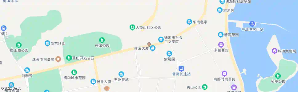 珠海大镜山_公交站地图_珠海公交_妙搜公交查询2025